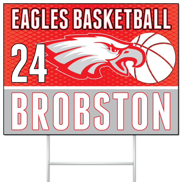 Frankton Eagles Basketball sign for Brobston #24